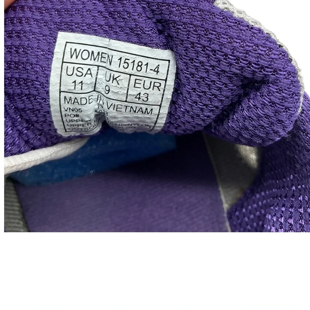 Saucony Cohesion 7 Womens Running Shoes Silver Purple Citron 15181-4‎ Size 11